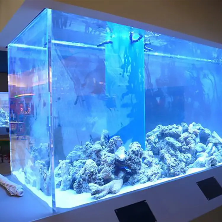 Chiaro trasparente grande acquario carro armato di pesci acrilico, 4ft x 8ft di spessore strato acrilico per acquario serbatoio di pesce acrilico @