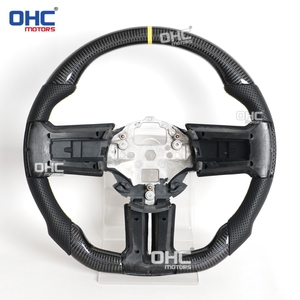Volante Personalizado de Fibra de Carbono Real para Ford <span class=keywords><strong>Mustang</strong></span> 2010-2014 Gt/V6/<span class=keywords><strong>Boss</strong></span> <span class=keywords><strong>302</strong></span>/Shelby Gt500 - Product Image 5
