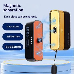 Two-in-one Magnetic Separation Super <b>Fast</b> Charging with Built-in Cable 10000mAh Power Bank and Mobile Power Bank - Product Image 4