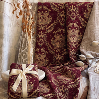 Tissu Jacquard en Gros pour Nappe, Impression Personnalisée, Housse de Table, Faible MOQ, Fournitures de Restaurant