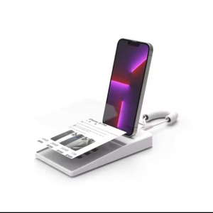 Support de présentation mobile antivol avec alarme intégrée, chargement et affichage, design épuré et minimaliste, et porte-étiquette de prix - Product Image 4