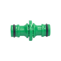 Adaptateur de tuyau en plastique 16 mm à 2 voies, raccord rapide pour tuyau d'arrosage de jardin, connecteur de réparation
