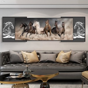 ArtUnion <span class=keywords><strong>3</strong></span>件套抽象动物7马墙艺术装饰画北欧风格客厅家居装饰 - Product Image 4