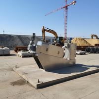 Machines de déshydratation des boues en acier inoxydable 304/316 les plus populaires, équipement de traitement des eaux usées, moteur 380V, marque QBEP, vendues en Europe