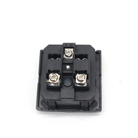 Borne de connexion rapide Europe 16A 250V avec prise en laiton TUV CE pour 2 prises certifiées Prise en cuivre Nylon Matériau courant nominal
