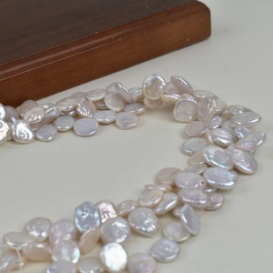 Perlas de Agua Dulce Naturales de Zhuji de 12 mm, Perlas Sueltas Blancas con Forma Barroca de 28 Agujeros con Botón de Pétalo para Accesorios de Joyería DIY - Product Image 4