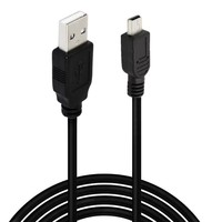 Câbles d'extension USB 2.0 AM vers 5P avec blindage en aluminium tressé, charge rapide, conducteur en cuivre pur pour lecteur de codes-barres et utilisation automobile