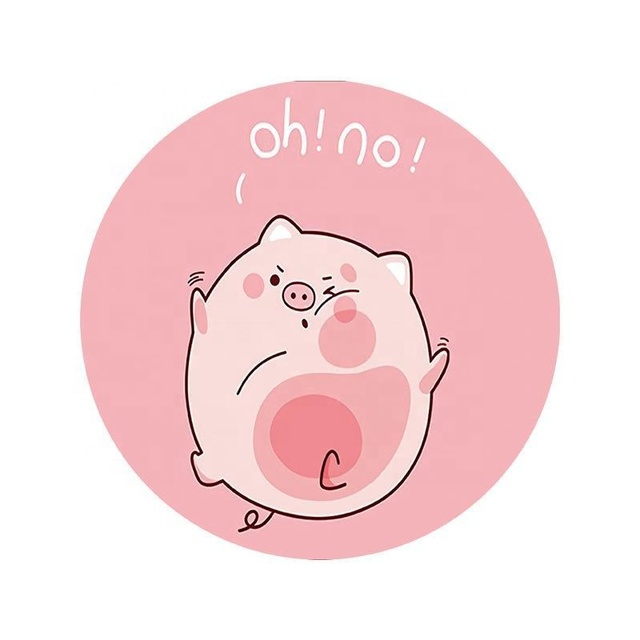 Original Title New 20cm*20cm Cute Cartoon Personalized Mouse Pads Small Anime Creative Desktop Household Silicone Mouse Pads