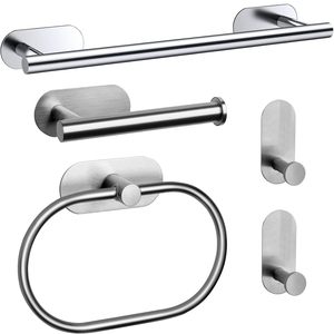 <span class=keywords><strong>Set</strong></span> di 6 Accessori per Bagno a Prezzo di Fabbrica, Raccordi in Zinco/Acciaio Inox/Ottone, Articoli <span class=keywords><strong>Sanitari</strong></span>, <span class=keywords><strong>Set</strong></span> di Ferramenta per Bagno e Toilette - Product Image 3