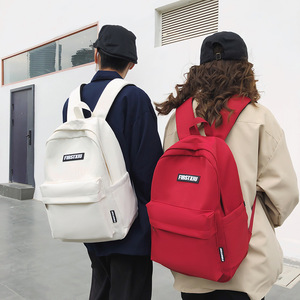 <b>Backpack</b> Bag for Girls Boys Solid Color Polyester Fashionable New Original Niche for Middle School High School - Product Image 3