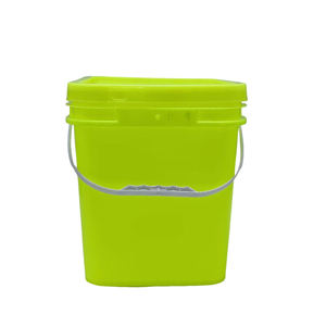 Seau en plastique HDPE de 5 gallons, seau en plastique de qualité alimentaire avec couvercle et poignée, mini seaux en plastique disponibles pour le stockage d'eau, usage domestique - Product Image 1