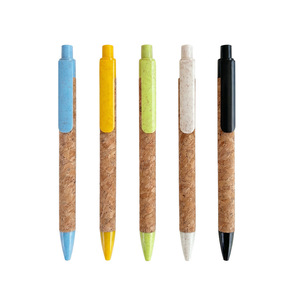 Bolígrafo Ecológico de Corcho con Botón de Presión, Regalo Corporativo Creativo, Uso General - Product Image 5