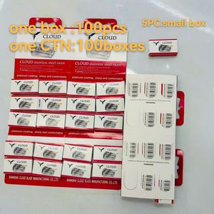 Pabrik CLOUD Grosir Pisau Cukur Baja Tahan Karat Kustom, Pisau Cukur Barber Dua Sisi, Pisau Tajam untuk Mencukur - Product Image 3