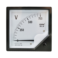 6L2-V 250V 300V 450V 500V 750V AC Analog Meter Panel Gauge AC Voltage Current Meter 80*80MM Voltmeter