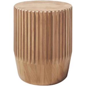 Modern Weather-resistant Teak <b>Outdoor</b> <b>Side</b> <b>Table</b> Set for Hotel Garden Poolside Villa hotel Patio Use - Product Image 3