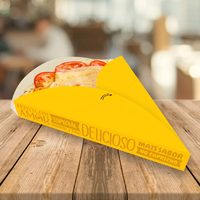 Boîte à Crêpes et Gaufres Personnalisée avec Logo, Porte-Cône en Carton Jetable, Emballage à Emporter