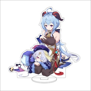 Genshin Around the <span class=keywords><strong>Ganyu</strong></span> – Figurine en acrylique de 16 cm, décorations de bureau bidimensionnelles et mignonnes, collection double création - Product Image 4