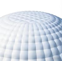 Dôme de projection gonflable double couche quatre saisons de qualité commerciale en tissu PVC, 100m, portable, étanche, pour planétarium