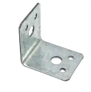 OEM ODM Customised Stamping Punching Bending Custom L Shaped Galvanized Metal Steel Angle Corner Bracket