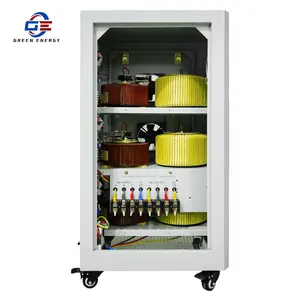 Nhà máy trực tiếp 3 pha động cơ servo ổn áp điều chỉnh AVR 380V 400V 440V 100kva 200kva 150kva