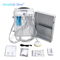Greatlife Dent Ce Approved Unidades Odontologicas Mobile Dental Equipment Mobile Unit Portable Dental with Air Compressor