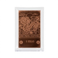 Barre ronde en cuivre pur C110, 1 kg, 99,9 %, lingot uni recuit pour bijoux, estampage, gravure, soudage, pliage