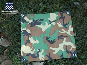 <span class=keywords><strong>Bâche</strong></span> camouflage imperméable MILLION 160 g/m² pour <span class=keywords><strong>sol</strong></span> de tente, couverture extérieure de <span class=keywords><strong>camping</strong></span>, protection de jardin, <span class=keywords><strong>bâche</strong></span> PE pour tente - Product Image 4