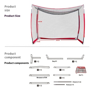 Đa-Chức Năng Đánh Lưới Trong Nhà/Ngoài Trời Thể Thao Thiết Bị Đào Tạo Cho Cross-Biên Giới Golf Thực Hành - Product Image 3