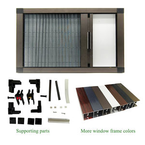 Bán buôn thiết kế hiện đại plisse côn trùng xếp li <span class=keywords><strong>Fly</strong></span> Thành phần màn hình sợi thủy tinh xếp li lưới & polyester dây cho xếp li màn hình - Product Image 3