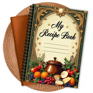 <b>A5</b> Spiral Bound Journal Notebook Multi Cover Recipe Book Travel <b>Diary</b> Weekly Monthly Planner Herbal Handbook 100gsm Cream Paper - Product Image 1