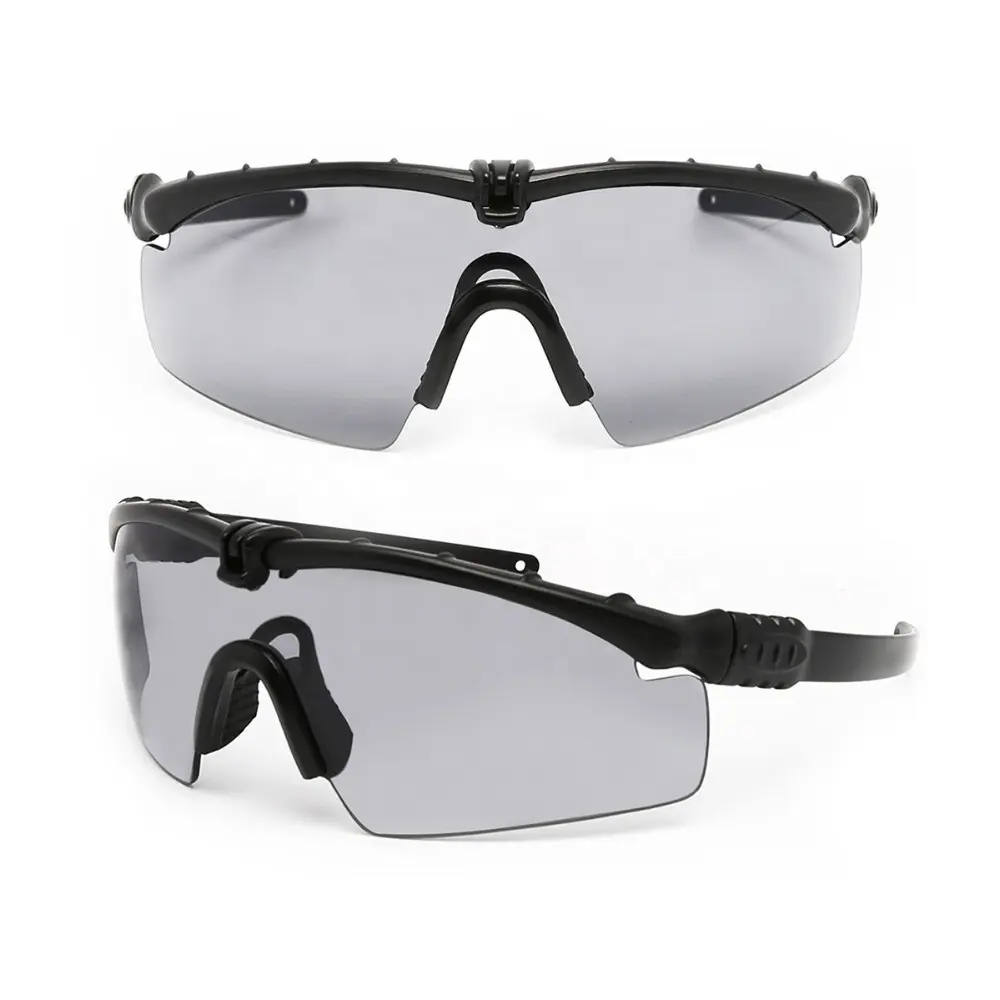 Óculos tático de tiro anti-impacto, óculos esportivo ao ar livre de proteção