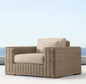 Sassanid Outdoor Patio Garden Sets Hotel Resort All Weather Rattan Majorca Lounge Chair Modern Luxury Outdoor Furniture