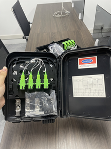 1x8 Nap Kutusu Duvara Monte Siyah Beyaz Fabrika Tedarikli Caja Nap 8 Portlu Fiber Optik Terminal Kutusu - Product Image 4