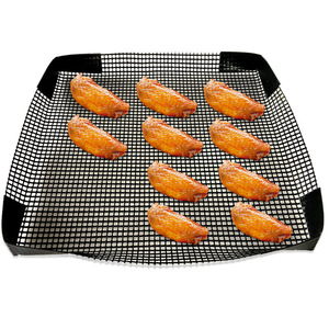 Ventes directes usine : Panier à frites en PTFE pour four, grille antiadhésive en maille, pour cuisson rapide et grillades - Product Image 1
