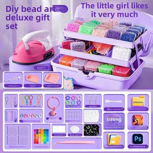 Kit Complet d'Outils et Matériaux pour la Fabrication de Perles en Plastique, Pack Supplémentaire DIY, Boîte de Rangement pour Stylos à Perles, Personnalisable pour les Enfants de 4 à 6 Ans - Product Image 5