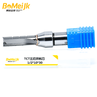 Vente chaude 10mm CNC solide à Double tranchant rainure droite fraise professionnelle à deux cannelures mèche pour le travail du bois OEM