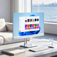 Vente en gros d'usine OEM ODM Ordinateur de bureau tout-en-un personnalisé 23,8 27 pouces FHD IPS sans cadre PC monobloc tout-en-un