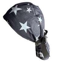 Bonnet de chirurgien personnalisé imprimé avec doublure en satin, ajustable, pour femmes, OEM ODM