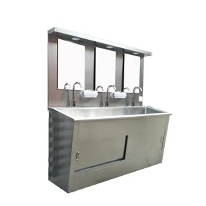 bedienungsraum automatischer sensor-handwaschbecken fußbetriebenes heißwaschbecken für den sauberen raum bedienungsraum