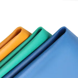 Tecido De Microfibra Couro Reciclar Retardante De Chamas Sofá Móveis Couro Artificial PVC