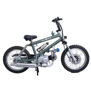 Gas BMX Bermotor Sepeda Off Road Motor Cross Bike dengan Mesin 50cc 110cc Roda 22 Inci untuk Dewasa