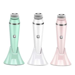 Máquina Eléctrica de belleza <span class=keywords><strong>Facial</strong></span> sónica 4 en 1, Kit de Spa de masaje <span class=keywords><strong>Facial</strong></span>, exfoliante, impermeable, cepillo de limpieza <span class=keywords><strong>Facial</strong></span> con Base - Product Image 2