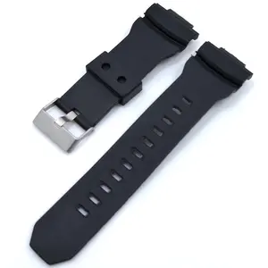 Großhandel 16mm schwarz weiches Silikon kautschuk Armband Armband g Schock armband für GA150 GA200 GA300 GLX