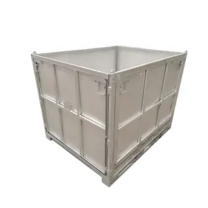Yst caixa de metal dobrável de aço de armazenamento industrial químico personalizado