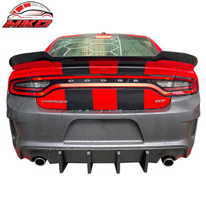 Alerón Trasero Estilo SRT para Dodge Charger 15-23, Negro Brillante - Product Image 3