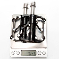 Aceoffix Ti Titanium Axis 3 Corps de roulement PD069 Pédales de vélo pour Brompton Dahon JAVA 3 Sixty Vélo de route pliant Sixty Bicycle