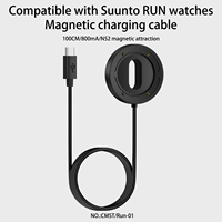 Câble de charge magnétique pour montre intelligente Suunto RUN, chargeur USB type-c à 4 broches, 100cm, aimant puissant N52, câble de charge de remplacement