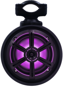 500 Watt IP66 Waterproof 8-Inch Black Stainless Steel ABS Marine <b>Tower</b> <b>Speaker</b> Flash LED Light Piston Hanging - Product Image 5