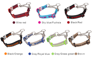 <span class=keywords><strong>Collar</strong></span> de Perro Turelove, Resistente, de Acero Inoxidable, con Cadena Móvil, Reflectante, de Nailon, para Entrenamiento al Aire Libre, Antitirones - Product Image 6