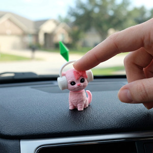 Vashine Décoration de tableau de bord de voiture en forme de chat dansant <span class=keywords><strong>The</strong></span> <span class=keywords><strong>Sims</strong></span> Plumbob imprimé en 3D, jouet inspiré du gaming - Product Image 3